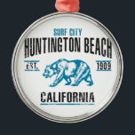 Huntington Beach Metalen Ornament<br><div class="desc">Huntington Beach</div>
