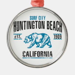 Huntington Beach Metalen Ornament