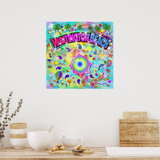 Huntington Beach Mystic Dans Poster (Keuken)