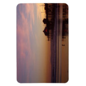 Huntington Beach Pier bij Sunset Flexi Magnet Magneet (Verticaal)
