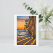 Huntington Beach Pier Briefkaart (Staand voorkant)
