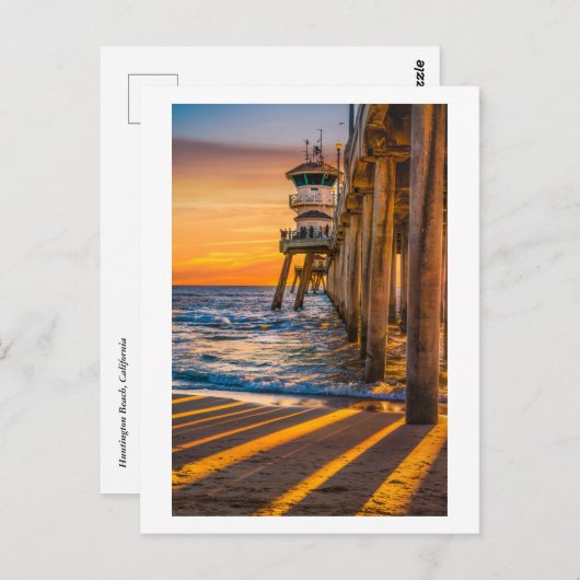 Huntington Beach Pier Briefkaart (Voorkant / Achterkant)