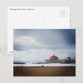 Huntington Beach Pier, CA Briefkaart (Voorkant / Achterkant)