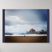 Huntington Beach Pier, CA Poster (Voorkant)