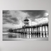 Huntington Beach pier " Ca Poster (Voorkant)