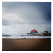 Huntington Beach Pier, CA Tegeltje (Voorkant)