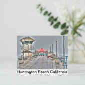 Huntington Beach Pier ' California Briefkaart (Staand voorkant)
