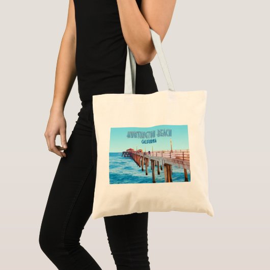 Huntington Beach Pier California  Tote Bag (Voorkant (product))