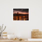 Huntington Beach Pier California Verenigde Staten Poster (Keuken)