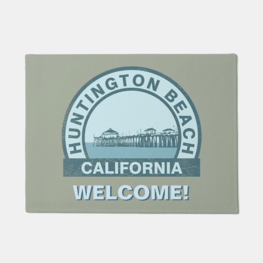 Huntington Beach Pier Deurmat (Voorkant)