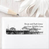 Huntington Beach Pier Etiket (Insitu)