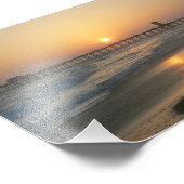 Huntington Beach Pier Foto Afdruk (Hoek)