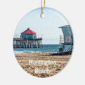 Huntington Beach Pier Holiday Ornament (Links)