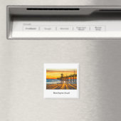 Huntington Beach Pier Magnet (Insitu (Vaatwasser))