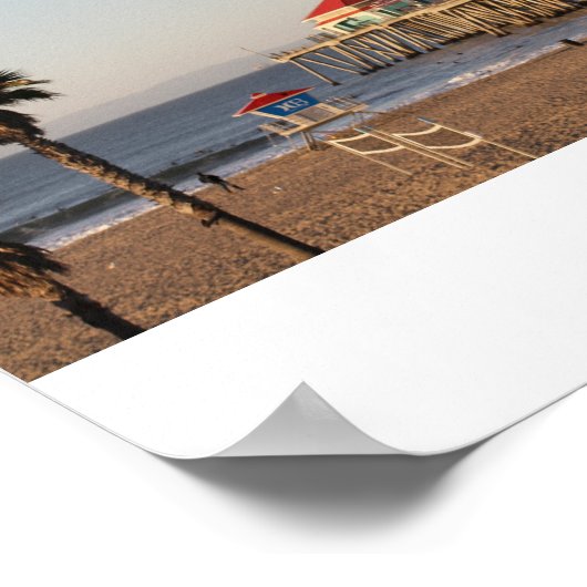 Huntington Beach Pier Poster (Hoek)