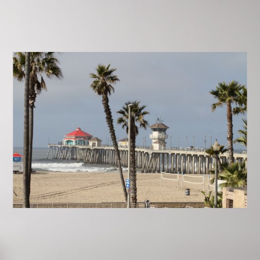 HUNTINGTON BEACH PIER POSTER (Voorkant)