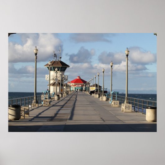 Huntington Beach Pier Poster (Voorkant)