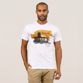 Huntington Beach Pier Sunset - Surf City T-shirt (Voorkant volledig)