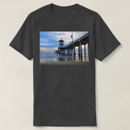 Huntington Beach Pier T T-shirt (Design voorkant)