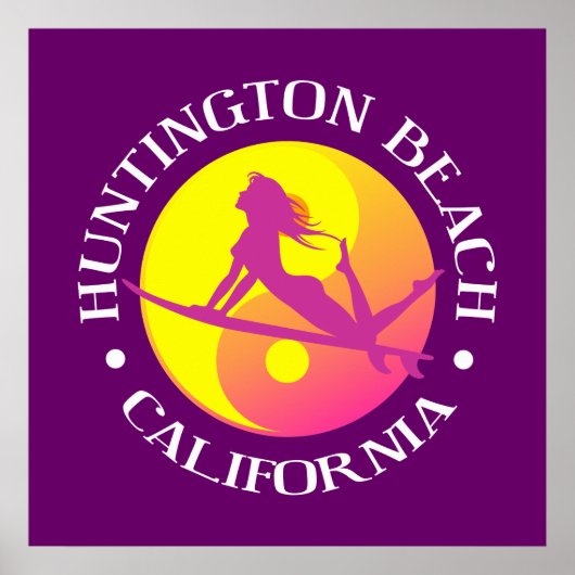 Huntington Beach Poster (Voorkant)