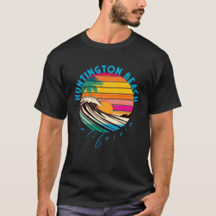 Huntington Beach Retro 1980s Stijl Californische s T-shirt
