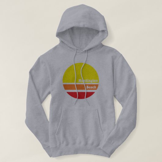 Huntington Beach retro hoodie (Design voorkant)