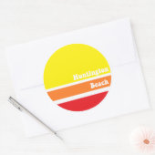 Huntington Beach retro sticker (Envelop)