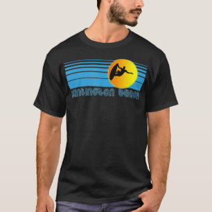 Huntington Beach Retro Surf Surfen Design Kleding T-shirt