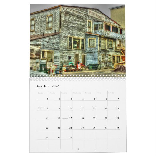 Huntington Beach. Scenes 2026 Kalender (Mar 2026)