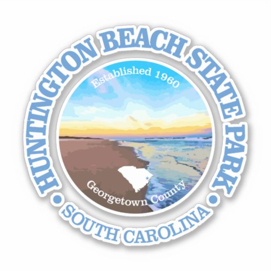 Huntington Beach SP Sticker (Voorkant)