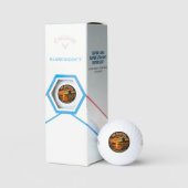 Huntington Beach Sunset Golfballen - Callaway Soft (Verpakking)