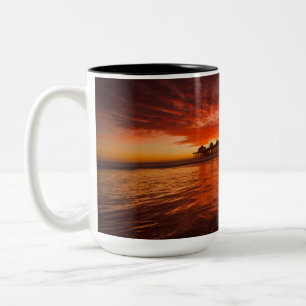 Huntington Beach Sunset Mok - John Minar