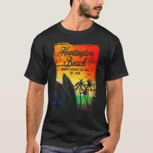 Huntington Beach Surf City California Surf T-shirt
