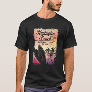 Huntington Beach Surf City California Surf T-shirt