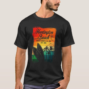Huntington Beach Surf City California Surf T-shirt