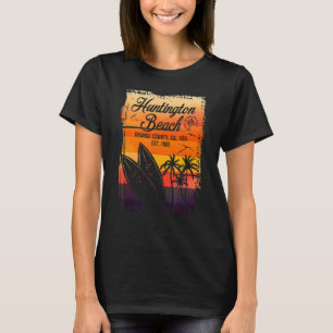 Huntington Beach Surf City California Surf T-shirt