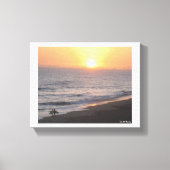 Huntington Beach "Surf City" Canvas Afdruk (Voorkant)