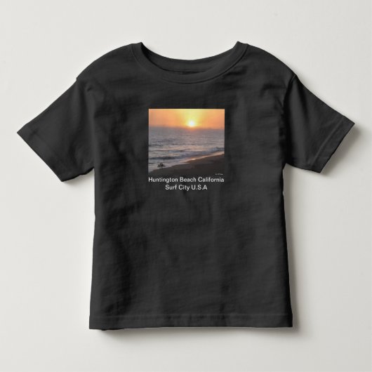 Huntington Beach "Surf City" Kinder Shirts (Voorkant)