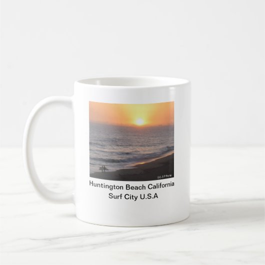 Huntington Beach "Surf City" Koffiemok (Links)