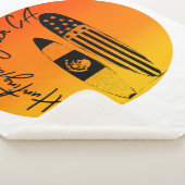 Huntington Beach Surfboards en Zonsondergangen Sherpa Deken (3/4)