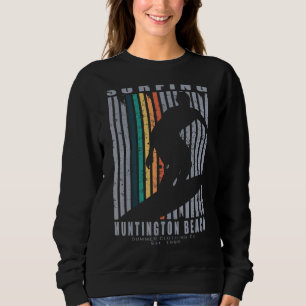 Huntington Beach Surfen Strand Retro Surfen Zomer Trui