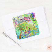 Huntington Beach Tijdloze Melodie Sticker (Envelop)