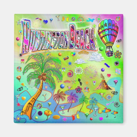 Huntington Beach Timeless Melody Magneet (Voorkant)