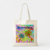 Huntington Beach Vakantie Target Tote Tas (Achterkant)