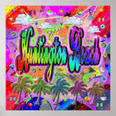 Huntington Beach Vista Express-Poster Poster (Voorkant)