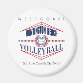 Huntington Beach Volleybal Gift Magneet (Voorkant)