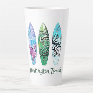 Huntington Beach Waterverf Surfboards Latte Mok