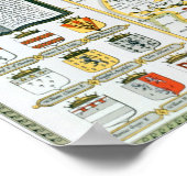 Huntington, gegraveerd door Jodocus Hondius Poster (Hoek)