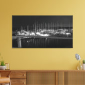 Huntington Harbor, New York Canvas Afdruk (Insitu (Woonkamer))