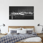 Huntington Harbor, New York Canvas Afdruk (Insitu (Slaapkamer))